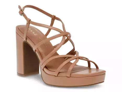 Сандалии на платформе Anne Klein Zora, коричневые