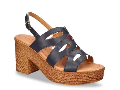 Сандалии на платформе Bella Vita Pri-Italy, темно-синий