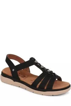 Сандалии на платформе без шнуровки Pavers, черный