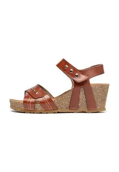 Сандалии на платформе CADIZ Yokono, коричневый