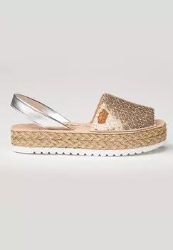 Сандалии на платформе IBICENCA Eva Maas, золотой