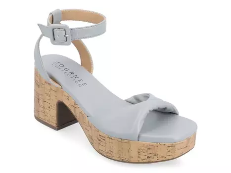 Сандалии на платформе Journee Collection Eianna, синий