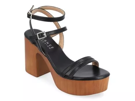 Сандалии на платформе Journee Collection Emerynn, черный