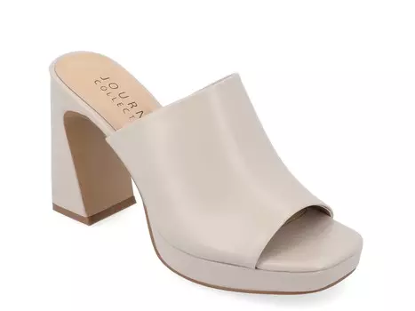 Сандалии на платформе Journee Collection Ezzlyn, серый