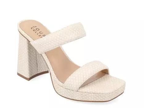 Сандалии на платформе Journee Collection Jaell, серо-коричневый