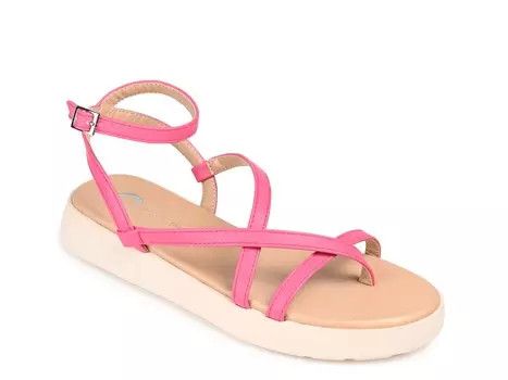 Сандалии на платформе Journee Collection Jeselia, розовый