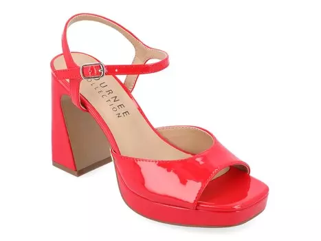 Сандалии на платформе Journee Collection Ziarre, красный