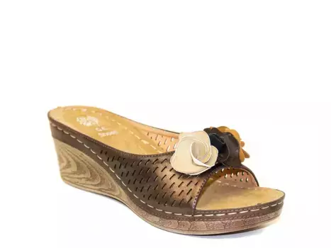 Сандалии на платформе Juliet Good Choice, Bronze Metallic