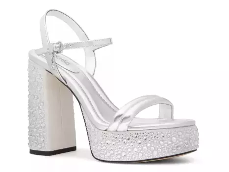 Сандалии на платформе Laci Michael Michael Kors, Silver Metallic