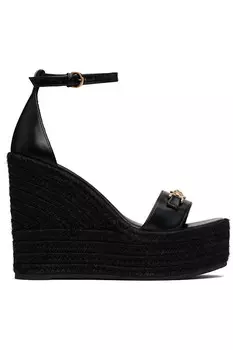 Сандалии на платформе Medusa '95 из кожи Versace, мультиколор