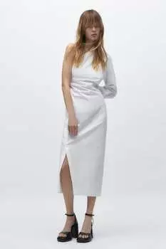 Сандалии на платформе на высоком каблуке ZARA, черный