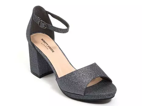 Сандалии на платформе Ninety Union Jazzy, оловянный металлик