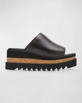 Сандалии на платформе Sneak-Elyse Alter Sporty Mat Stella McCartney, цвет 2040 Ebony