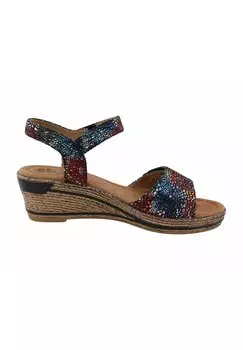 Сандалии на платформе SOFTRELAX Romika, цвет black multi