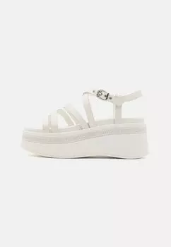 Сандалии на платформе STRAPPY WEDGE Tommy Jeans, цвет ecru