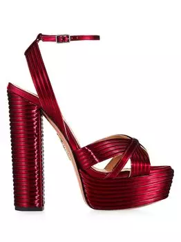 Сандалии на платформе Sundance Plateau 140MM Aquazzura