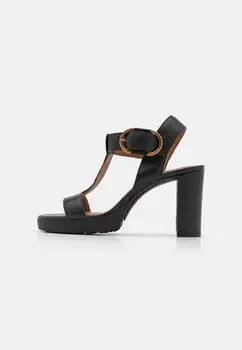 Сандалии на платформе WALK PLEASURE Geox, цвет black