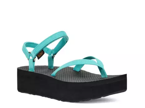 Сандалии на платформе - женские Teva, Light Blue