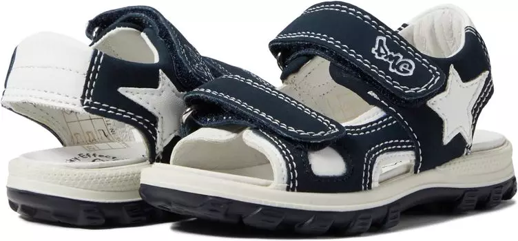 Сандалии на плоской подошве 18891 Primigi, цвет Navy/White