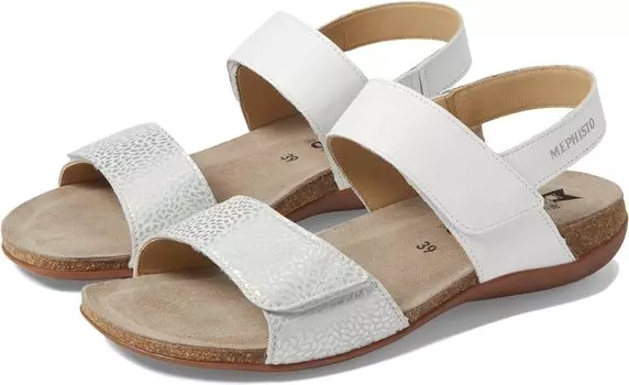Сандалии на плоской подошве Agave Mephisto, цвет White Silk Combo Belem