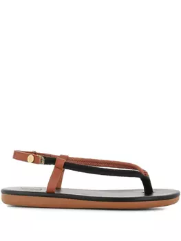 Сандалии на плоской подошве Ancient Greek Sandals, черный