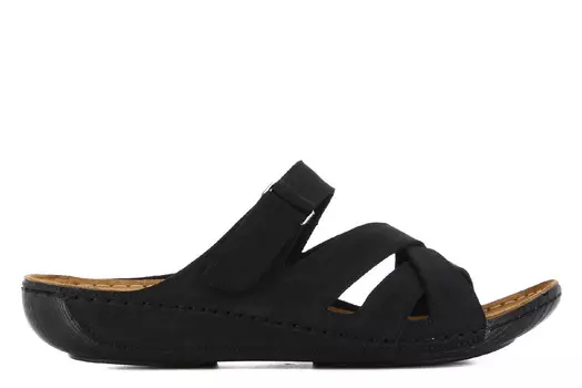 Сандалии на плоской подошве Anisa Casas, черный