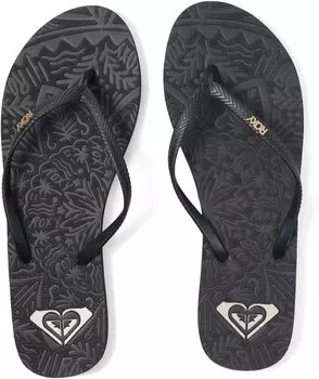 Сандалии на плоской подошве Antilles II Sandals Roxy, черный