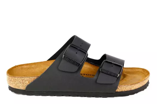 Сандалии на плоской подошве Arizona bf - узкие Birkenstock, черный
