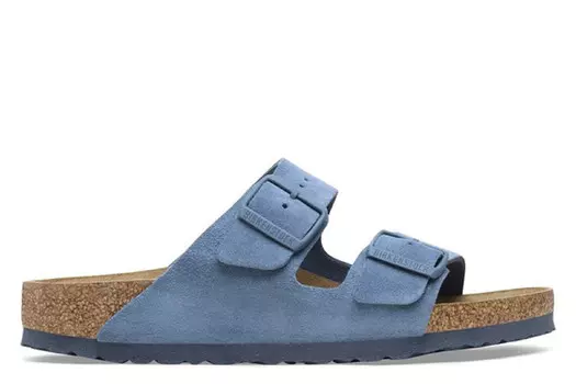 Сандалии на плоской подошве Arizona - узкие Birkenstock, синий