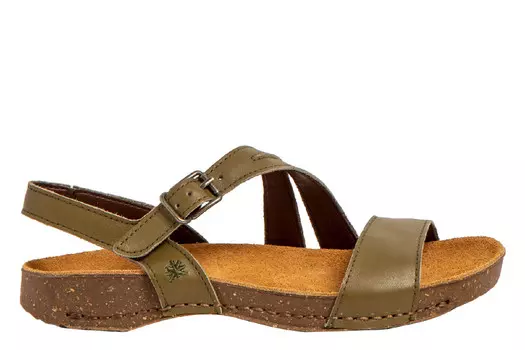 Сандалии на плоской подошве Art, хаки
