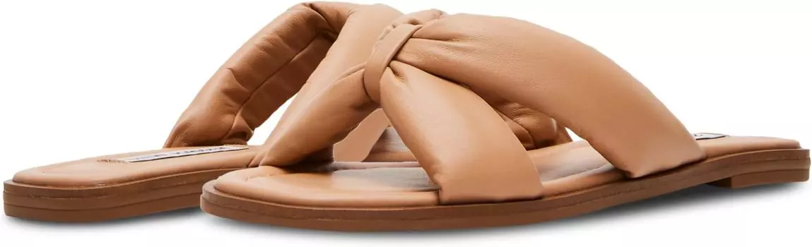 Сандалии на плоской подошве Avianna Steve Madden, светло-коричневая кожа