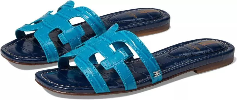 Сандалии на плоской подошве Bay Sam Edelman, цвет Milos Blue/Hudson Navy