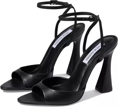 Сандалии на плоской подошве Beki Steve Madden, черная кожа