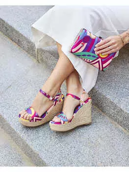 Сандалии на плоской подошве Bellucci, фиолетовый