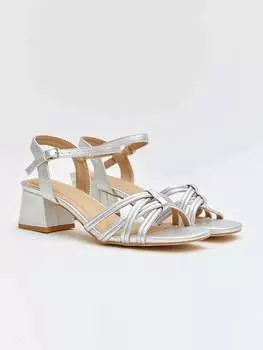 Сандалии на плоской подошве Bellucci, серебряный
