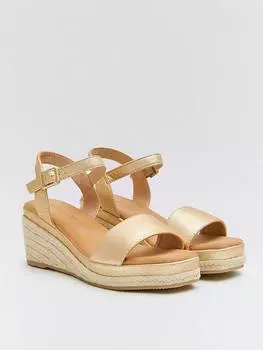 Сандалии на плоской подошве Bellucci, золотой