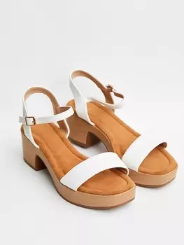 Сандалии на плоской подошве Belucci, белый