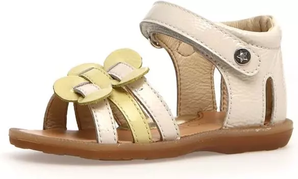 Сандалии на плоской подошве Betenilde Naturino, цвет Milk/Paglia
