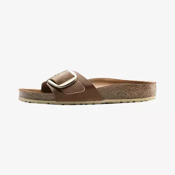 Сандалии Birkenstock Madrid Big Buckle Natural Leather Oiled 1006525, коричневый