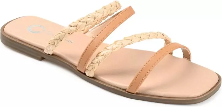 Сандалии на плоской подошве Brinna Journee Collection, цвет Mocha