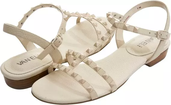 Сандалии на плоской подошве Brunel Vaneli, цвет Cream Milled Calf