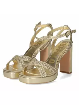 Сандалии на плоской подошве Buffalo Sandaletten JUNE GLAM, золотой