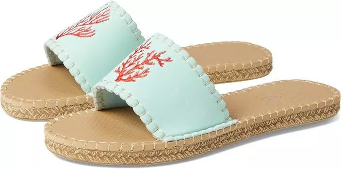 Сандалии на плоской подошве Cabana Slide Water Shoe Sea Star Beachwear, цвет Orange Coastal Coral