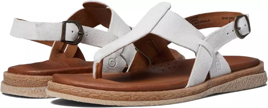 Сандалии на плоской подошве Cammie Born, светло-серый