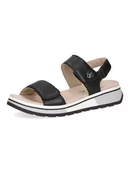 Сандалии на плоской подошве Caprice, черный