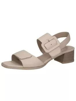 Сандалии на плоской подошве Caprice, цвет offwhite nappa