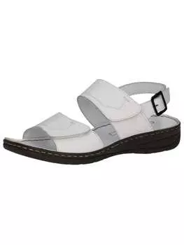 Сандалии на плоской подошве Caprice, цвет white nappa