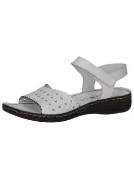 Сандалии на плоской подошве Caprice, цвет white nappa