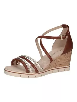 Сандалии на плоской подошве Caprice, коричневый