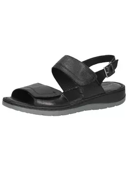 Сандалии на плоской подошве Caprice Sandalette, цвет BLACK NAPPA